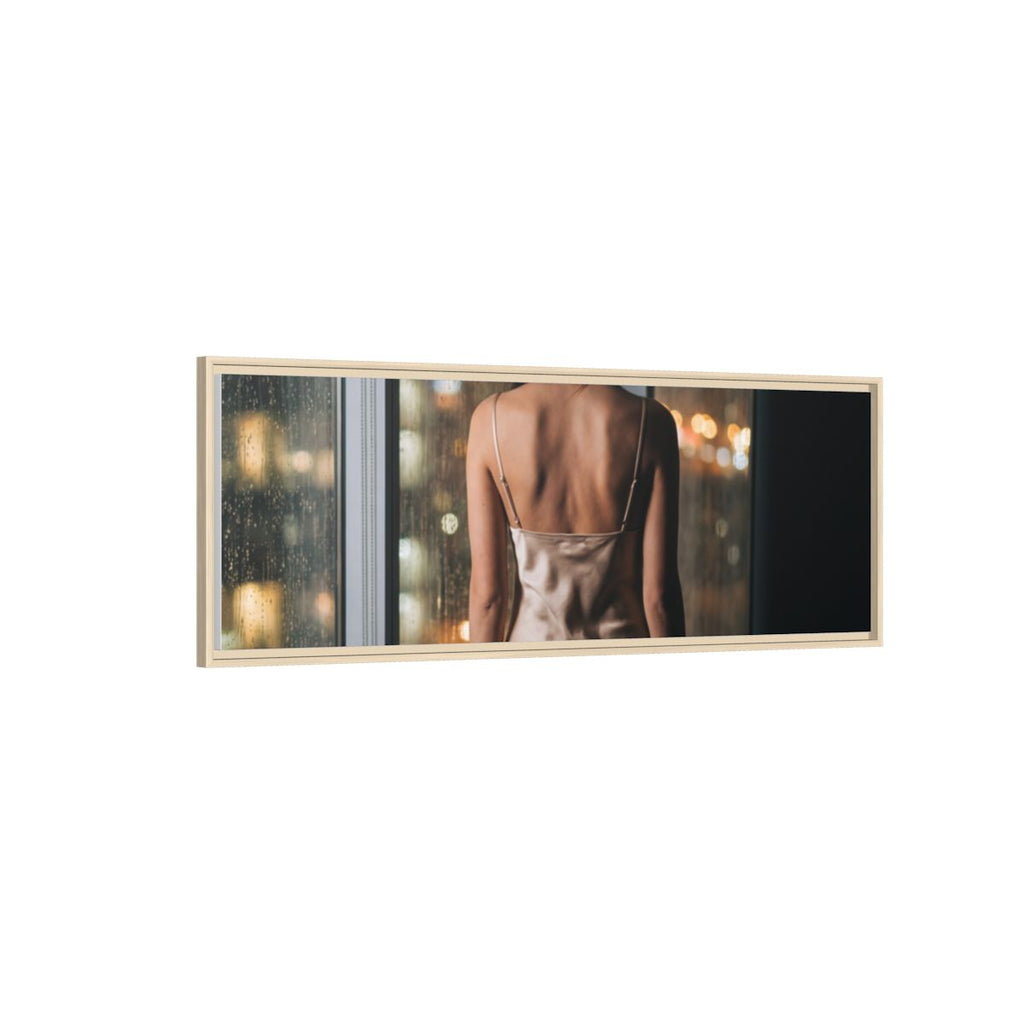 Framed Matte Canvas - Cinematic Nights — Natural / 1.25"