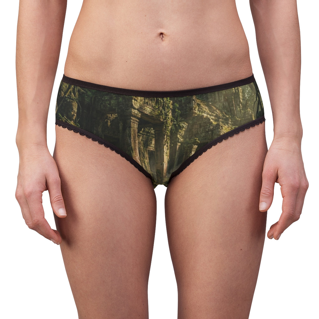 Women's Briefs - Overgrown Temple | Echovira Gallery