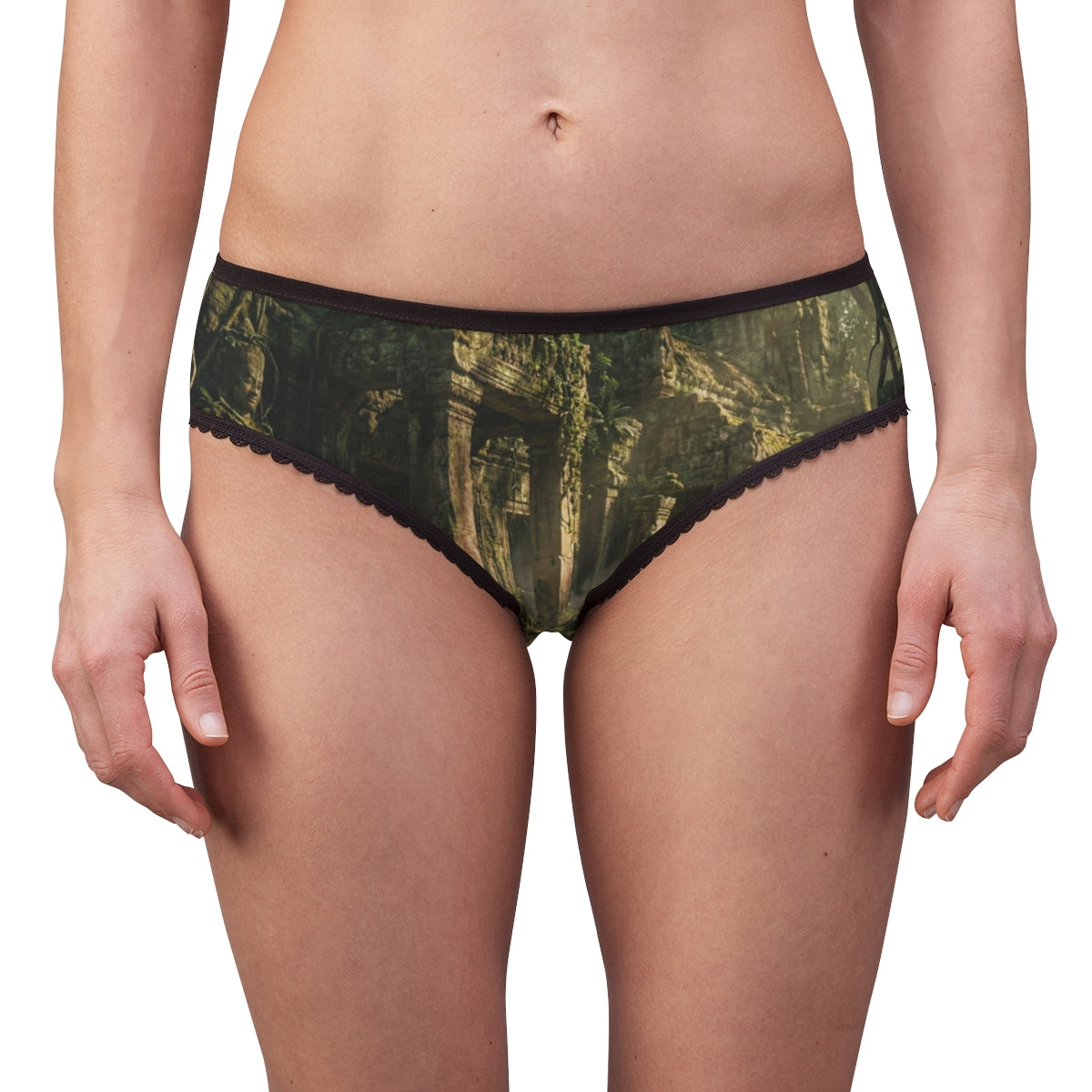 Women's Briefs - Overgrown Temple | Echovira Gallery