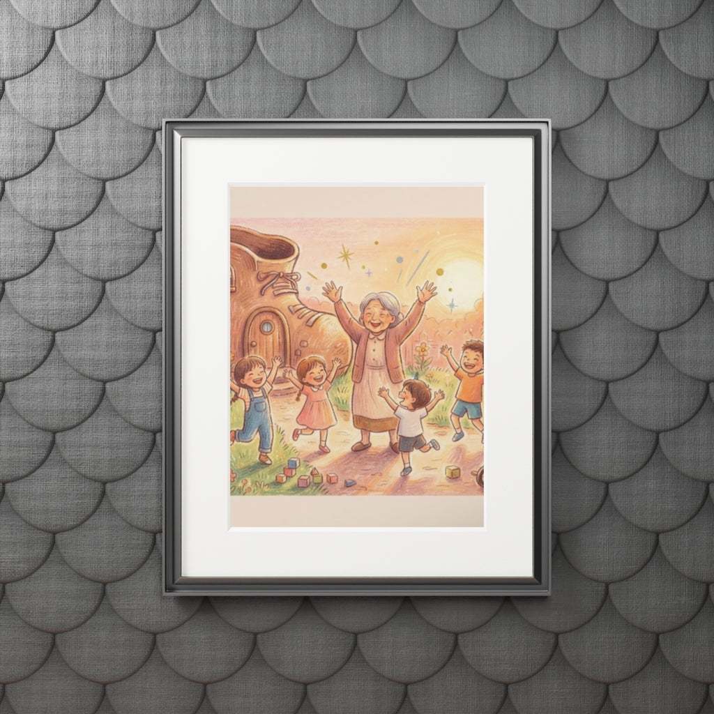 Fine Art Print - Fairytale Shoe Cottage — Portrait (11×14 &...