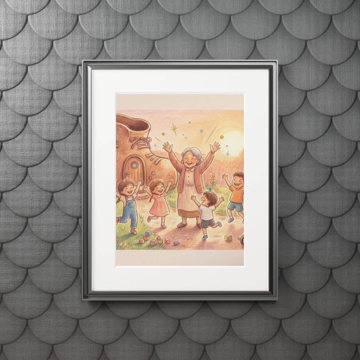 Fine Art Print - Fairytale Shoe Cottage — Portrait (11×14 &...