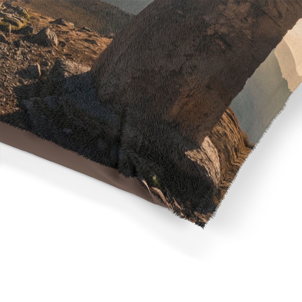 Pet Bed - Mystic Monolith Ancient Persian Mountain Art |...