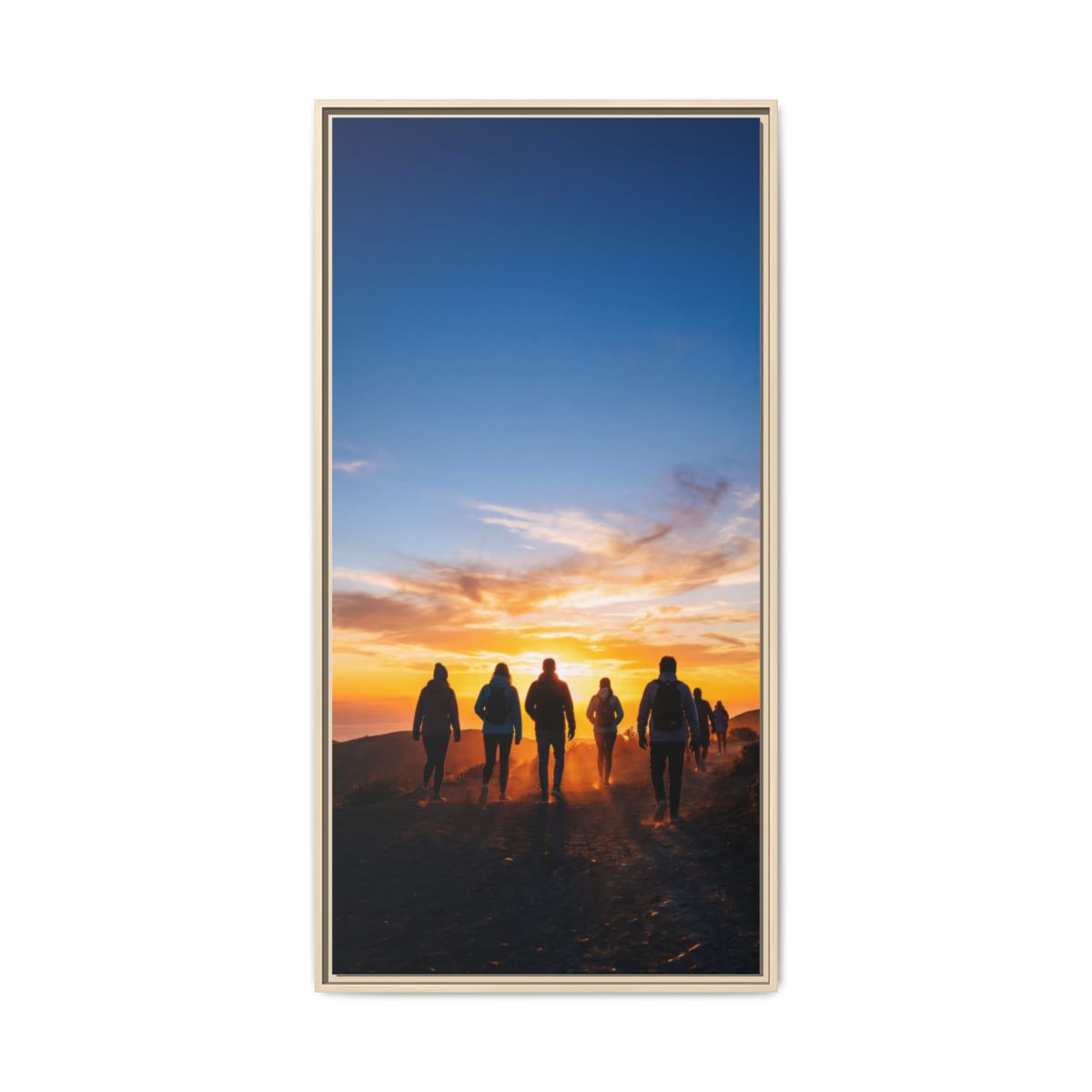 Matte Canvas, Framed - Epic Dawn Trek