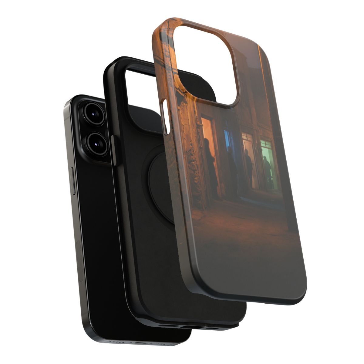 Impact-Resistant Apple iPhone Cases - Shadows of the City | iPhone 17 Pro Max, 17 Pro, 17 Air & More
