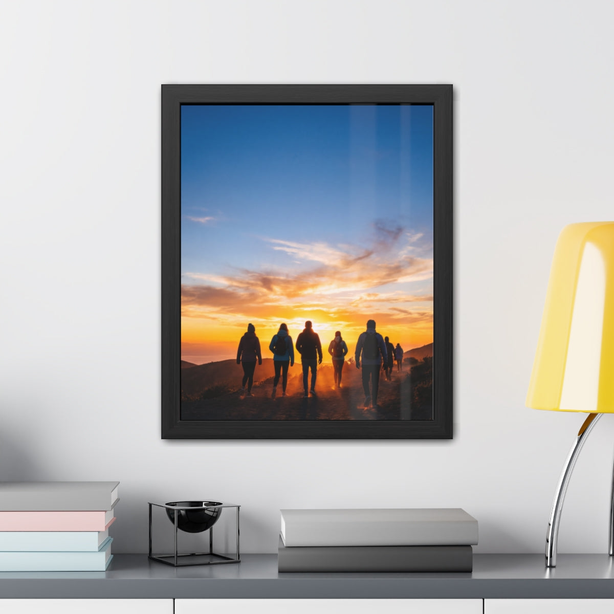 Framed Poster - Sunset Silhouette