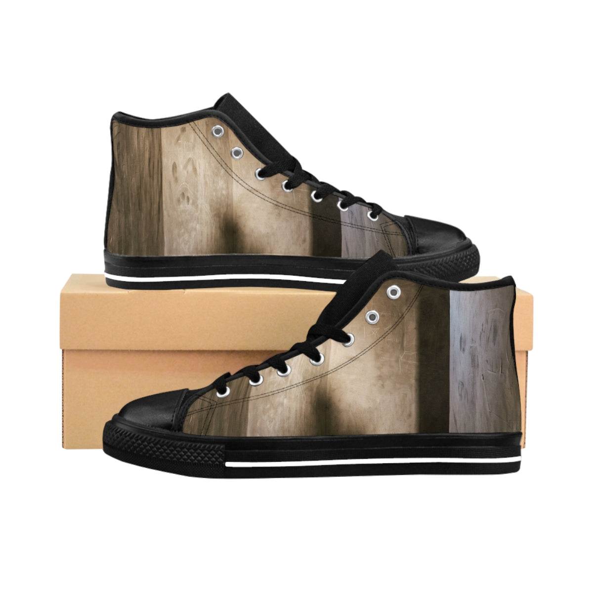 Women's Classic Sneakers - Shadows of the Citadel moody... |...