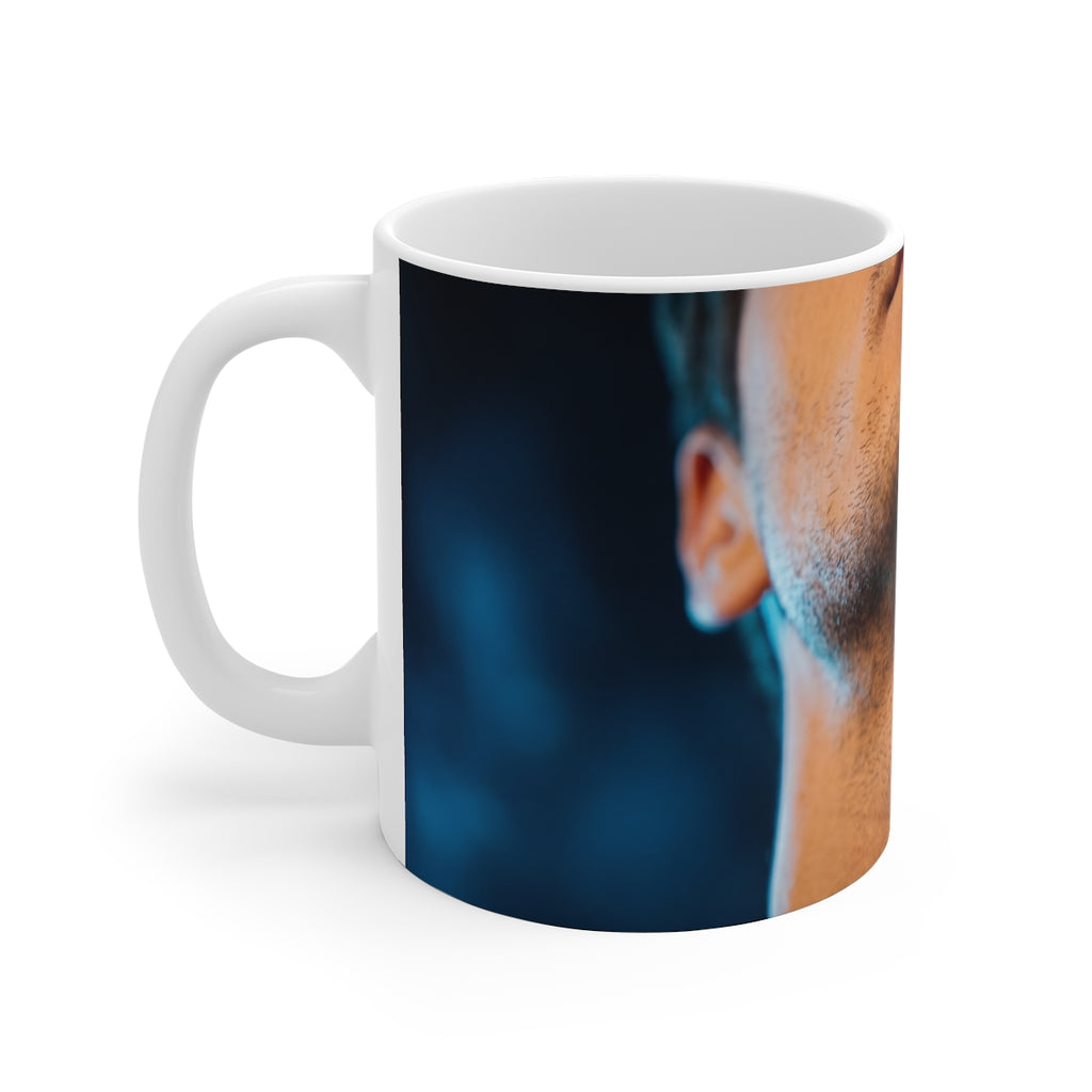 11oz White Mug - Cinematic Morning Glow