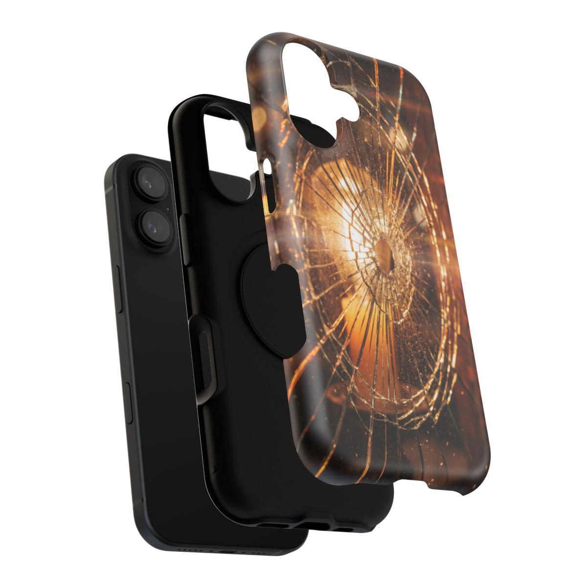Impact-Resistant Case - Shattered Amber