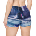 Women's Shorts with Gothic Bell Art