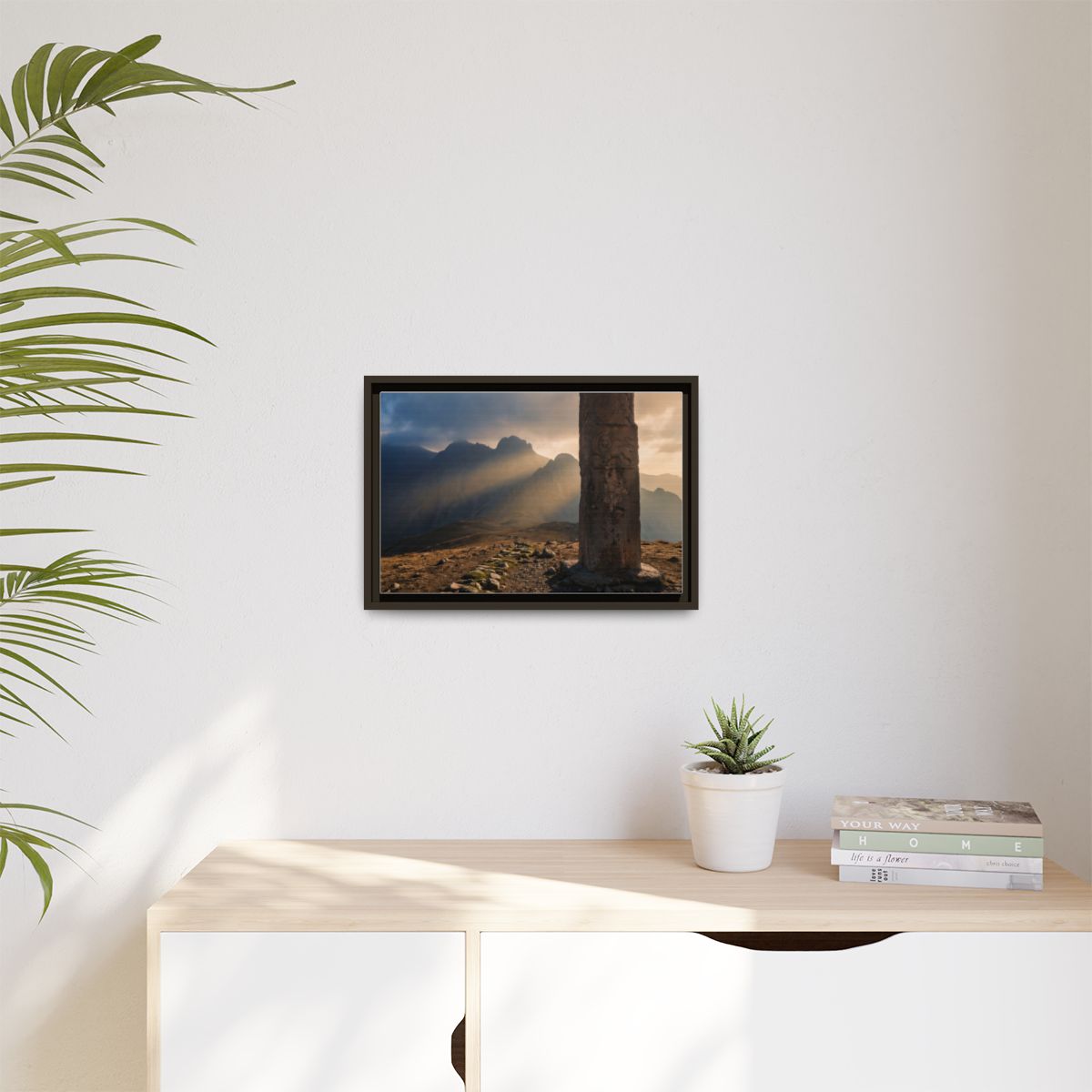 Matte Canvas, Framed - Mystic Monolith Ancient Persian... |...