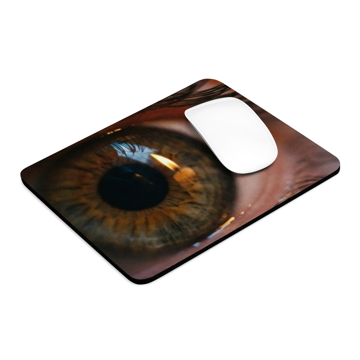 Mouse Pad - Amber Iris Reflection Fine Art Print | Echovira...