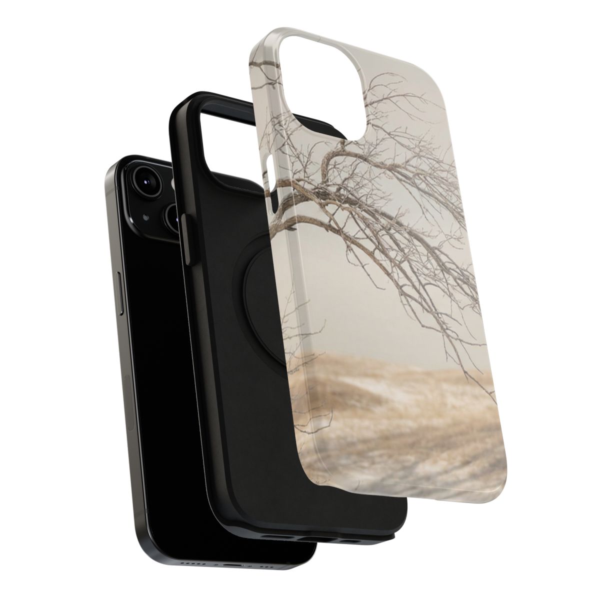 Impact-Resistant Cases - Tough Phone Case - Winter Tree Vibe— sizes part 1/2