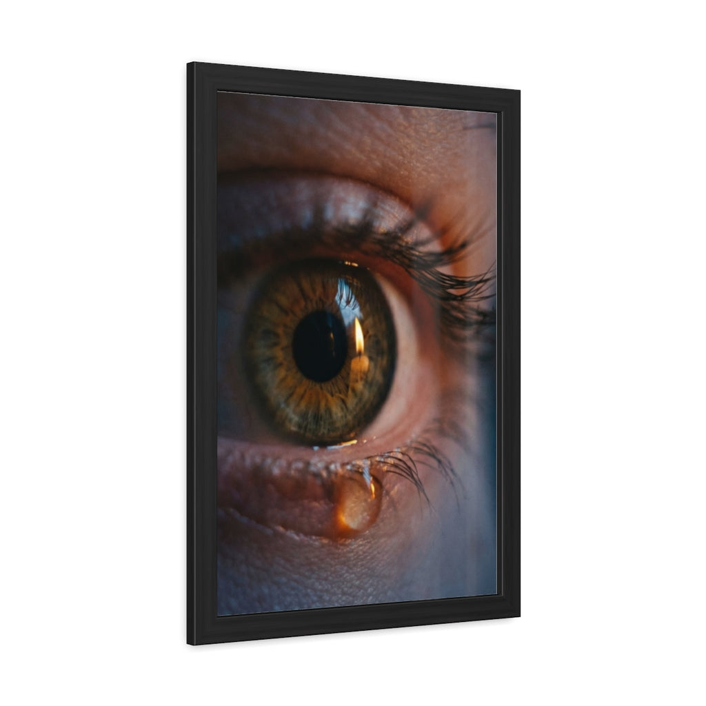 Framed Poster - Ethereal Gaze — Portrait