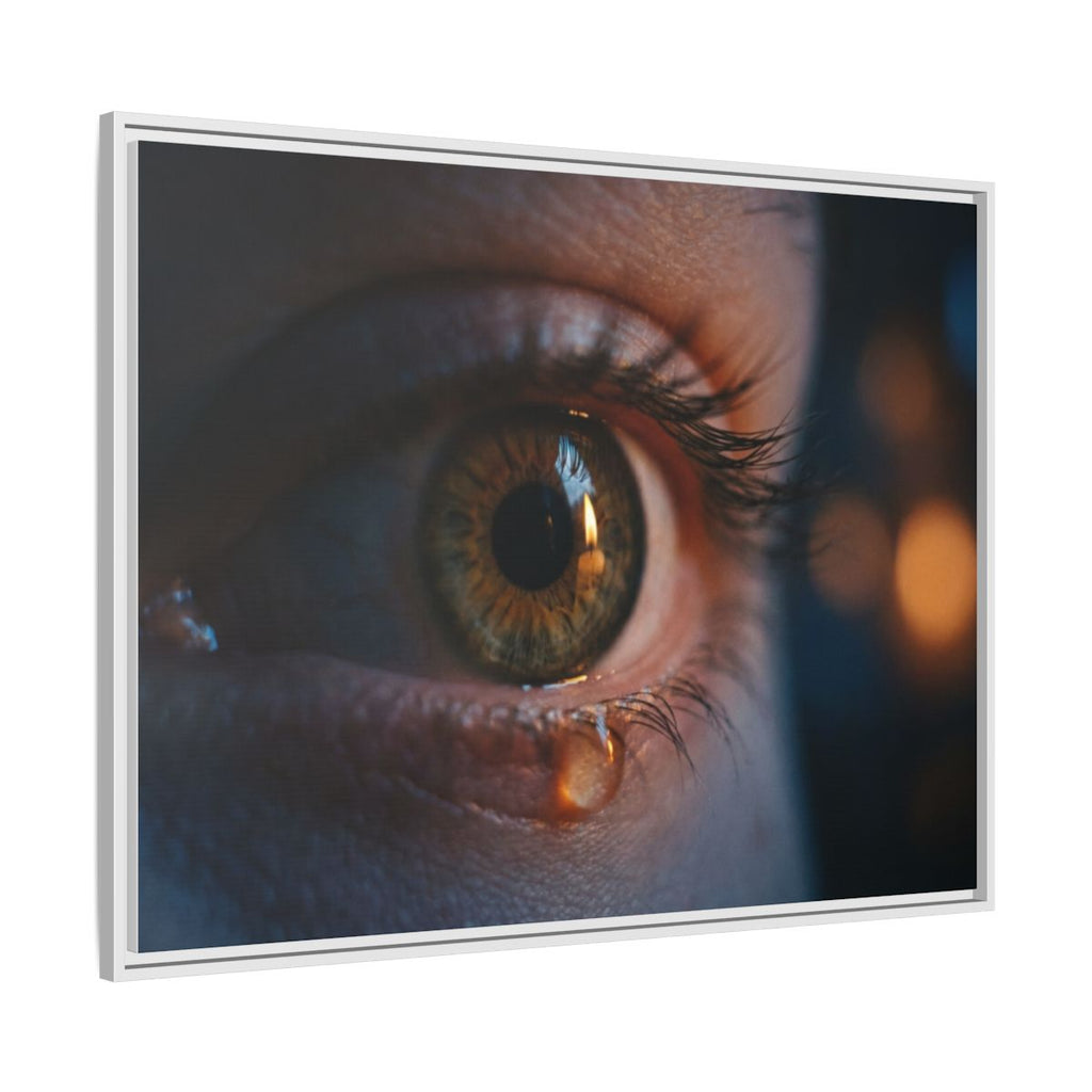Framed Matte Canvas - Mystic Eye — White / 1.25"