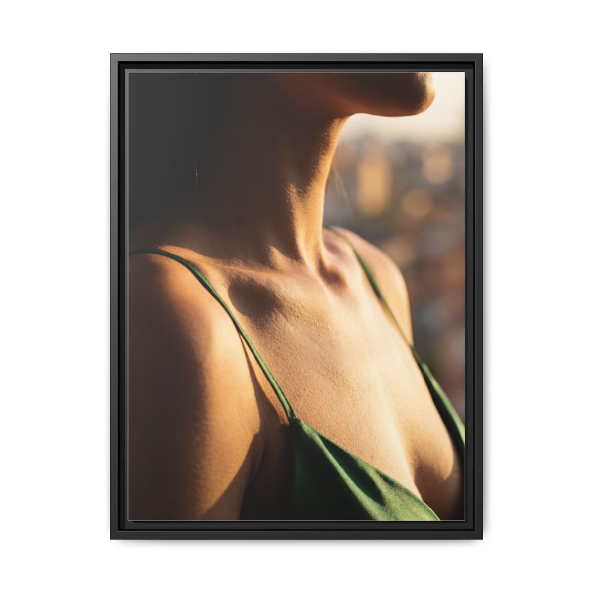 Framed Matte Canvas - Sunlit Muse