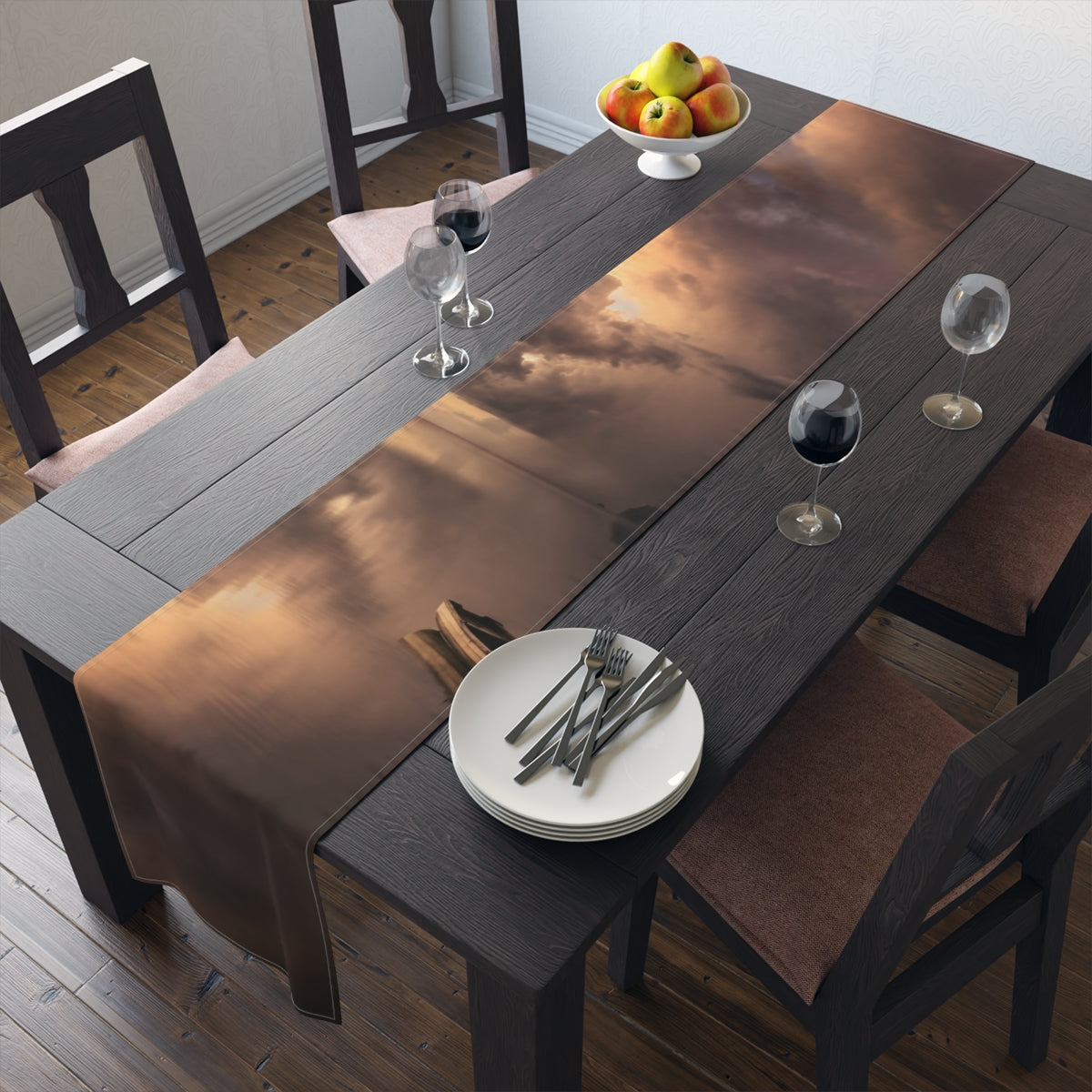 Table Runner - Sunset Serenity Dining Runner | Echovira...
