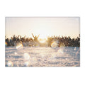 Area Rugs with Golden Hour Crowd Art
