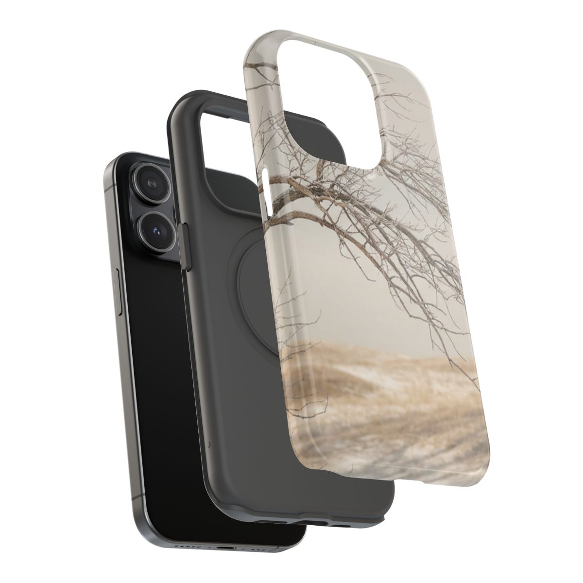 Impact-Resistant Cases - Tough Phone Case - Winter Tree Vibe— sizes part 1/2