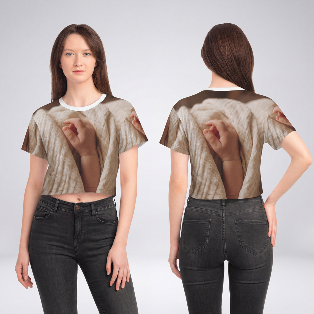 Crop Tee - Minimalist Lounge Vibe