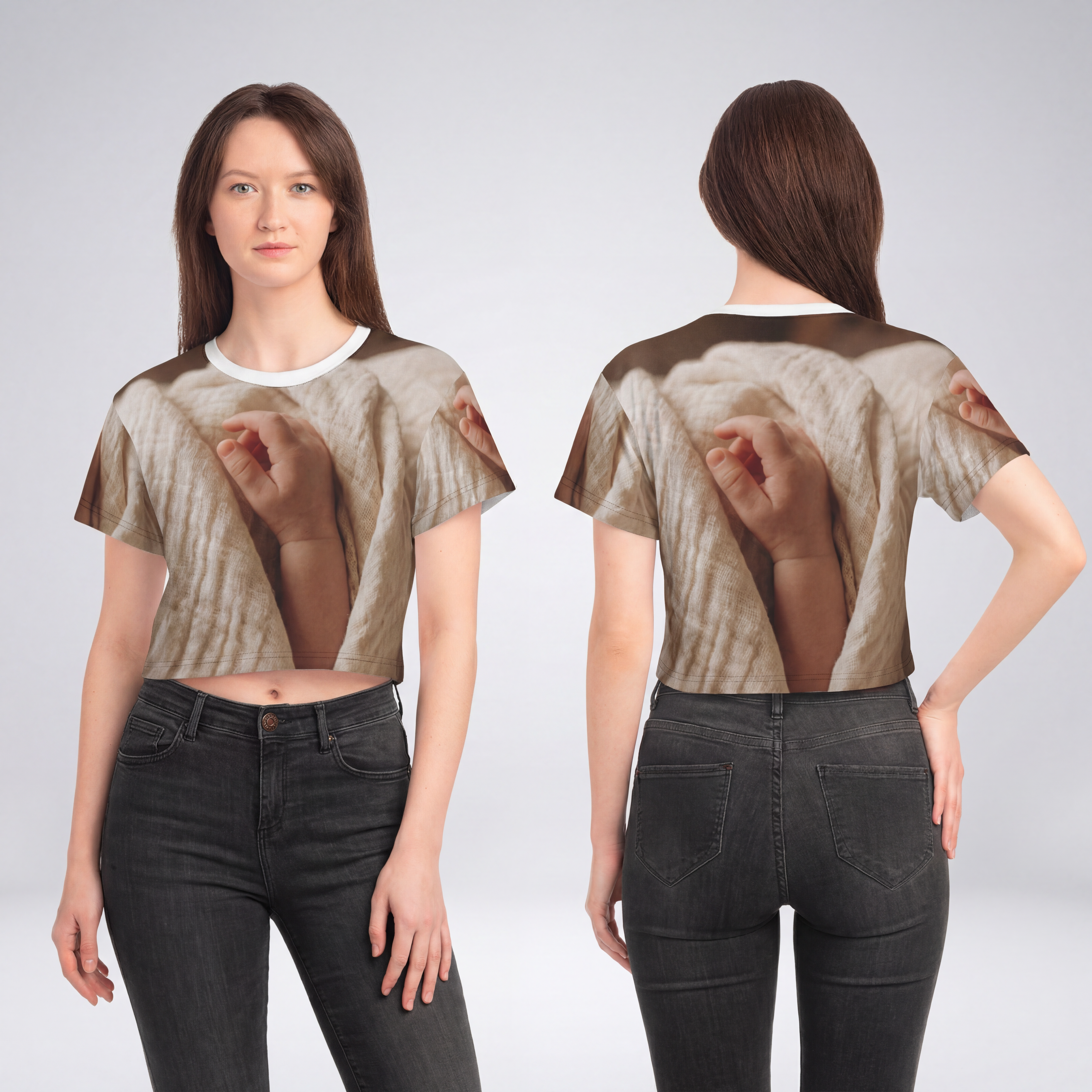 Crop Tee - Minimalist Lounge Vibe