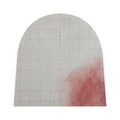 Crimson Grid Abstract Art Baby Beanie