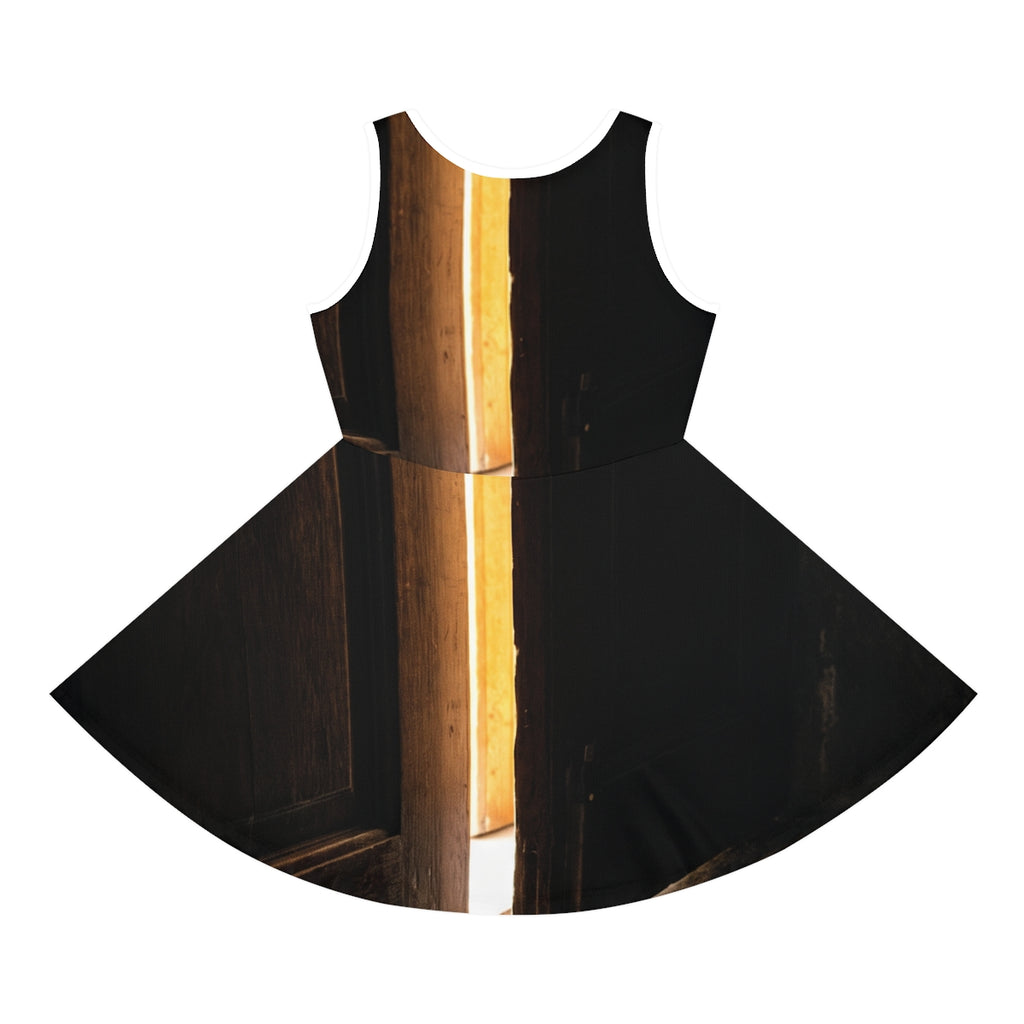 Girls' Sleeveless Sundress Antique Key Art