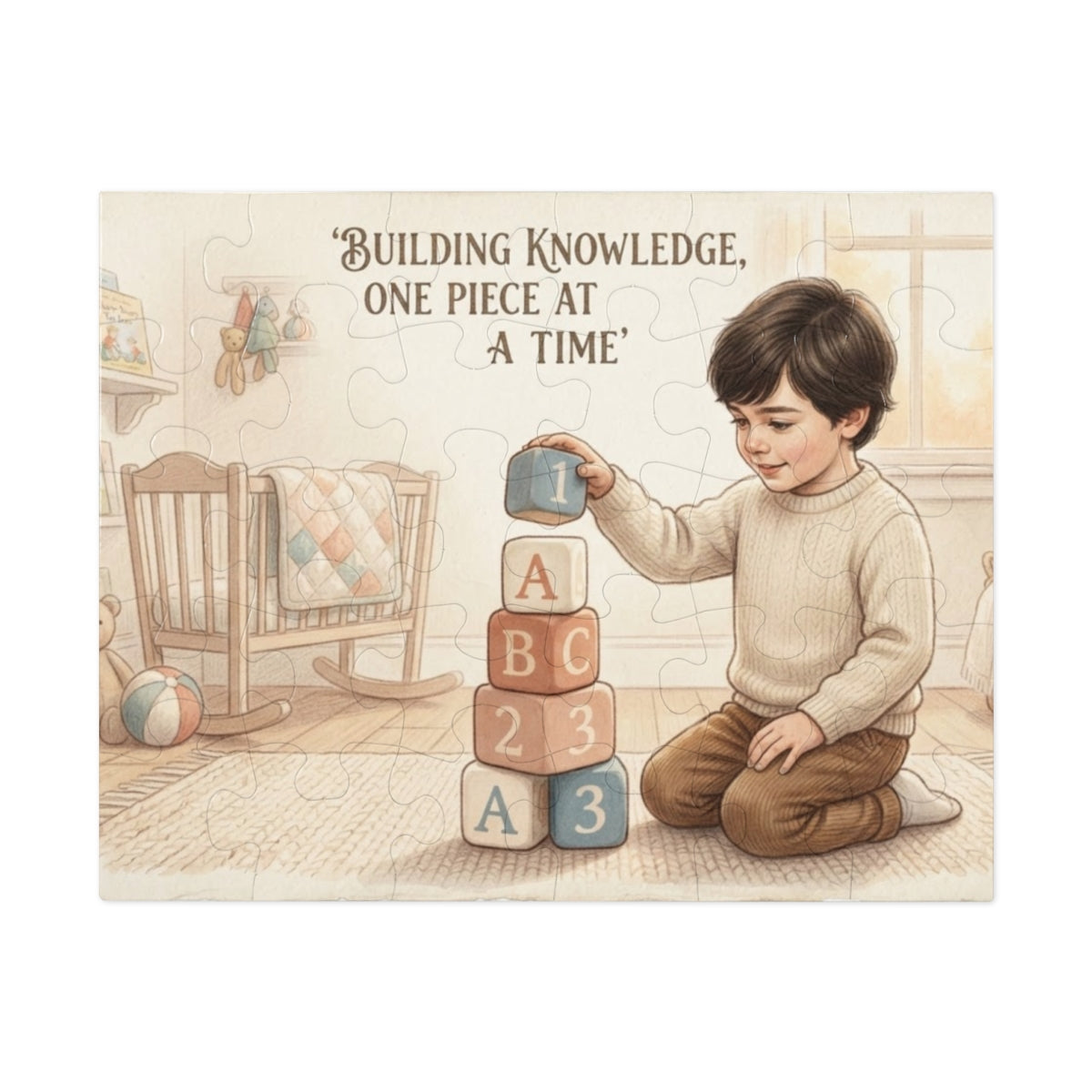 Jigsaw Puzzle with Tin - Building Knowledge (30, 110, 252......