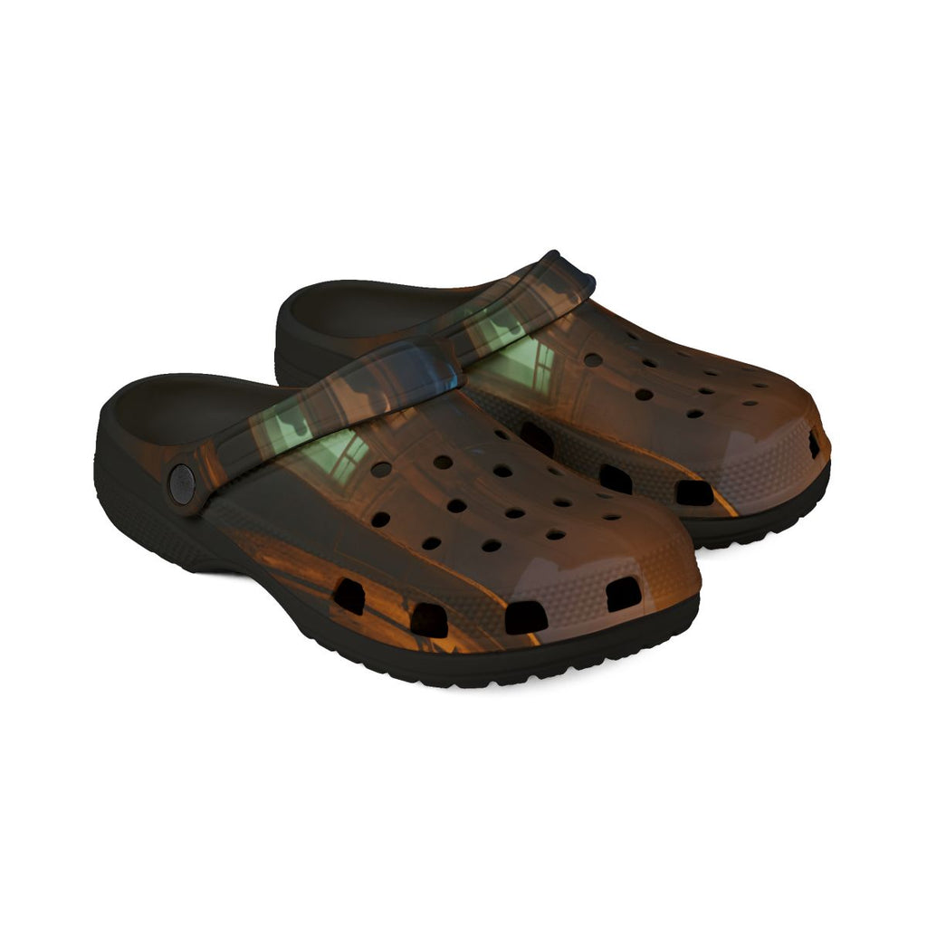 Women's EVA Foam Rubber Shoes - Shadowed Alleyway Mystery......
