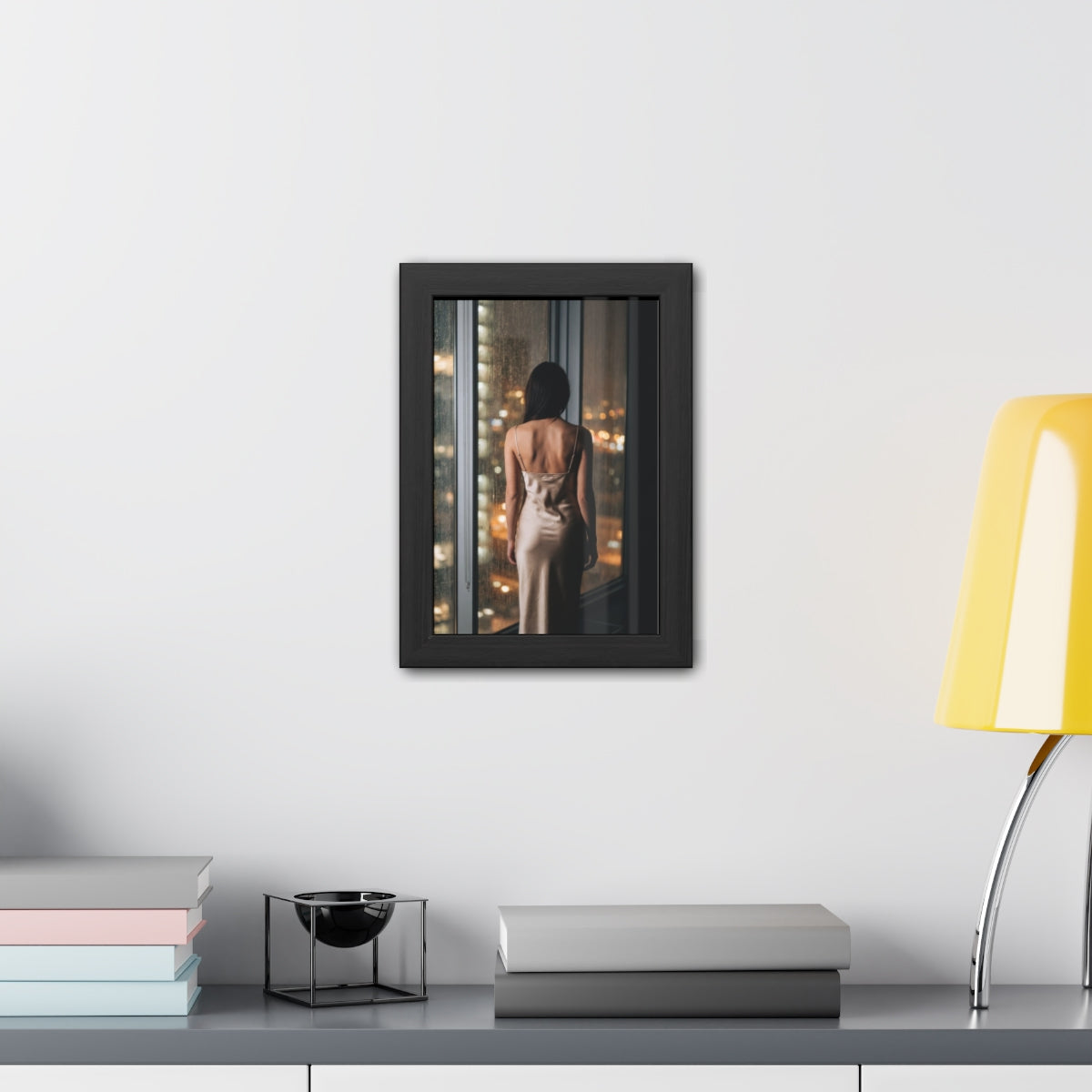 Framed Poster - Rainscape Silhouette — Portrait (8×12, 9×11...