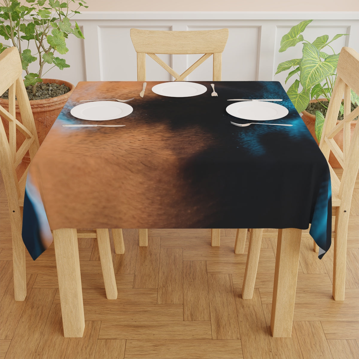 Tablecloth - Neon Noir Feast