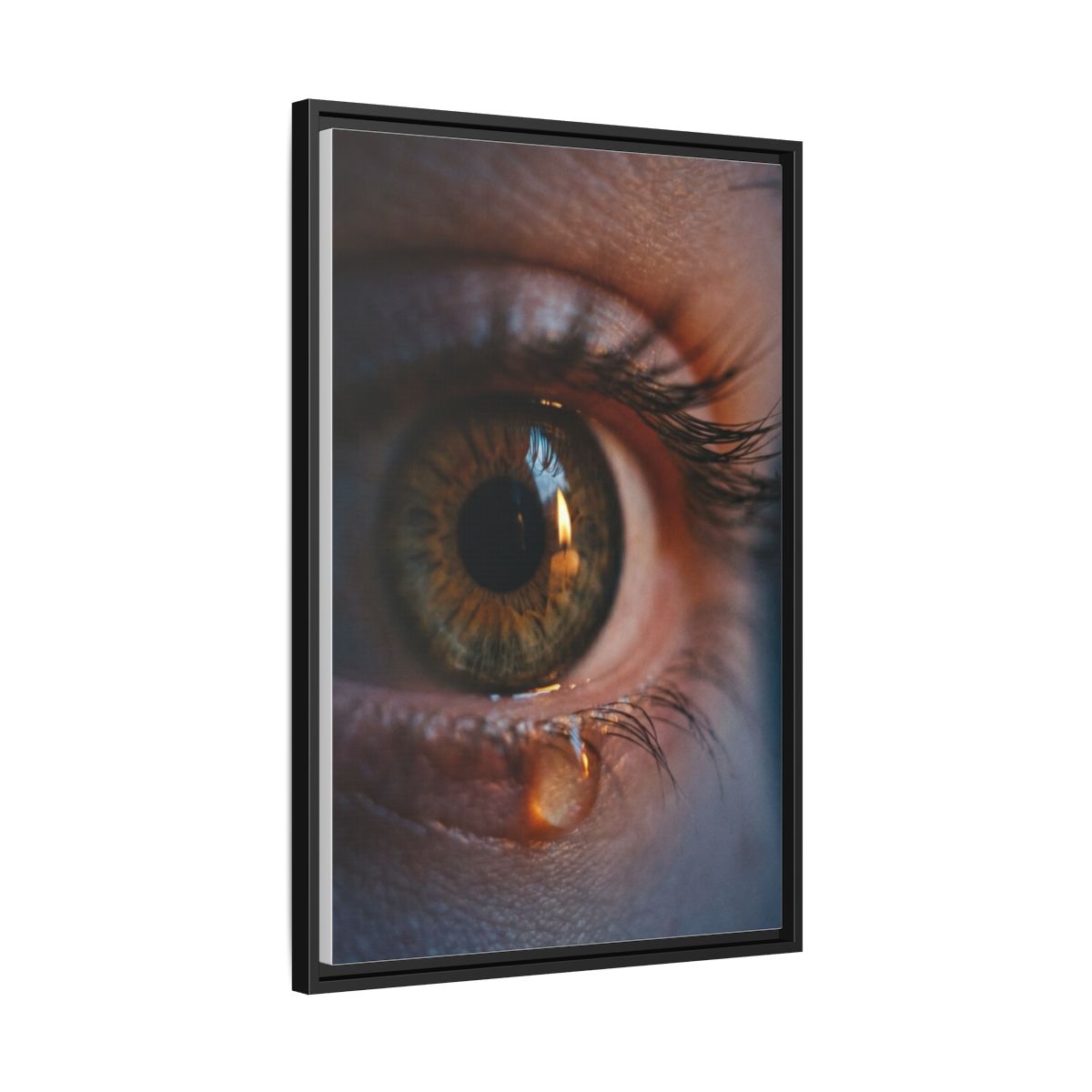 Framed Matte Canvas - Mystic Eye — Black / 1.25"