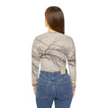 Women's Long Sleeve V-neck Shirt - Winter Branch Solitude......