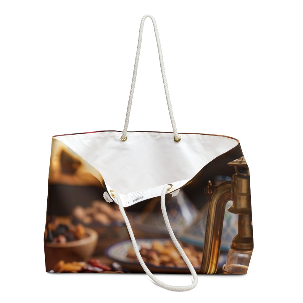 Weekender Bag - Golden Hour Feast Vintage Still Life Art |...