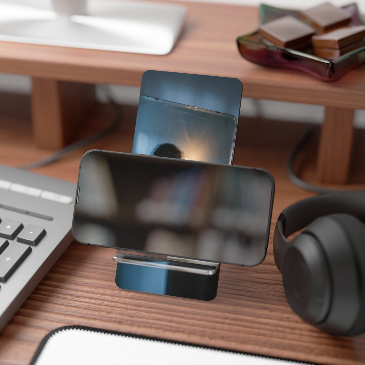 Mobile Display Stand for Smartphones - Midnight Shadow Phone...