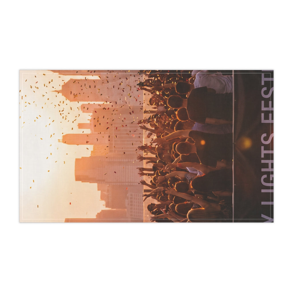 Tea Towels Set - City Lights Festival | Echovira Gallery