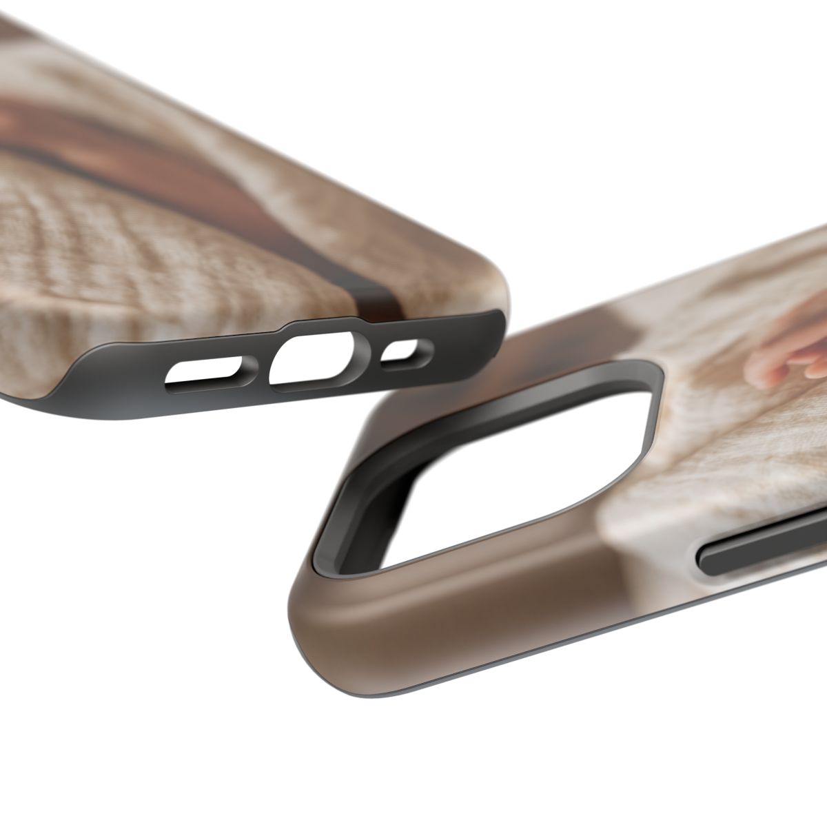 Impact-Resistant Cases - Warm Neutral Tech