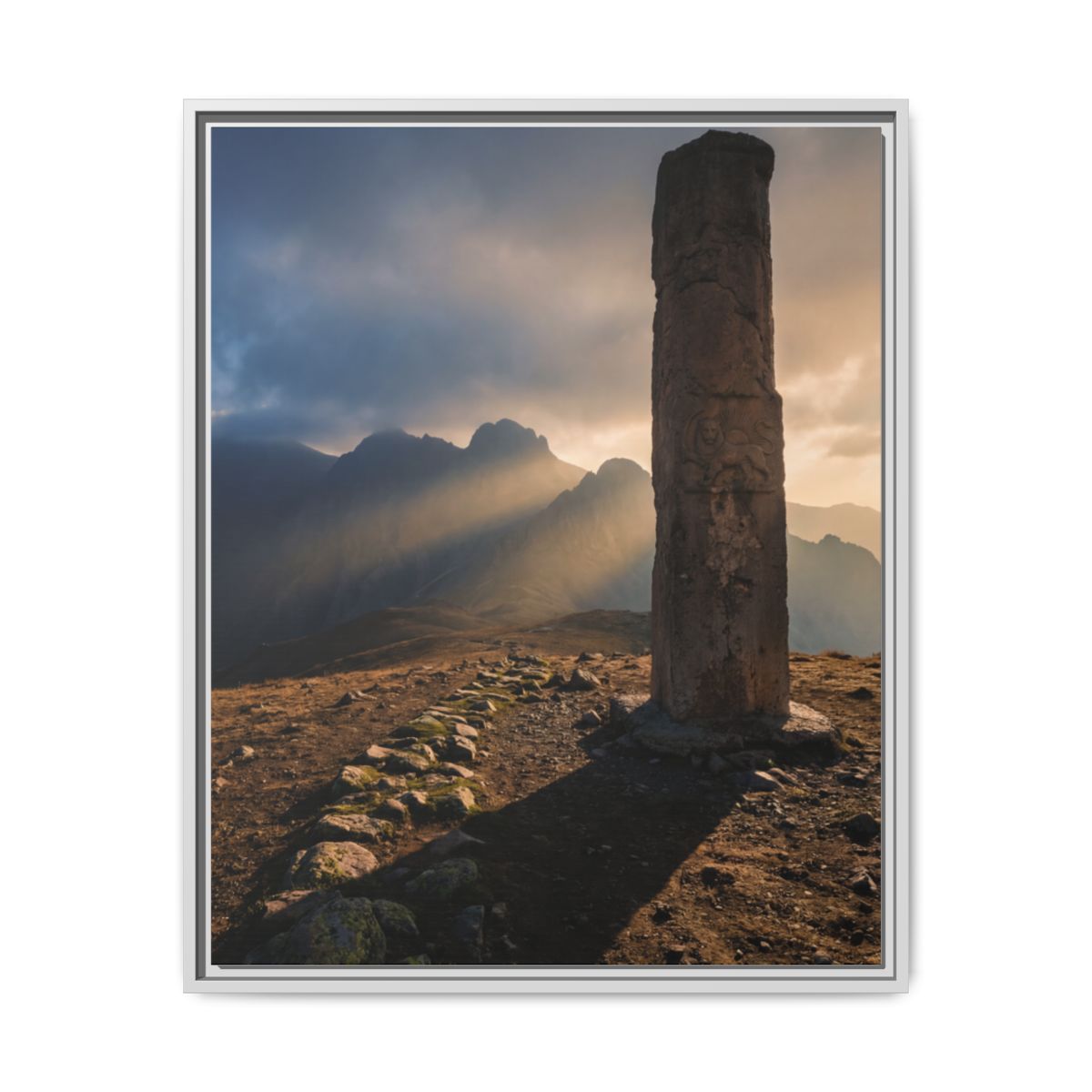 Framed Matte Canvas - Sun Peak