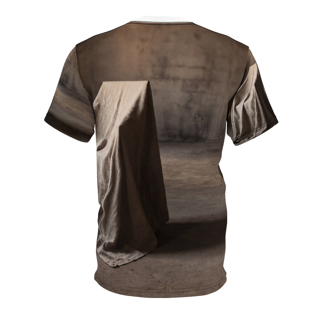 Men's Unisex Cut & Sew Tee - Silent Chamber Shadowed Chair...