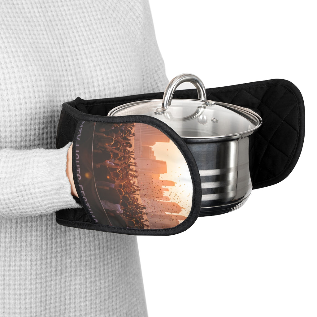 Oven Mitts - City Lights Festival | Echovira Gallery