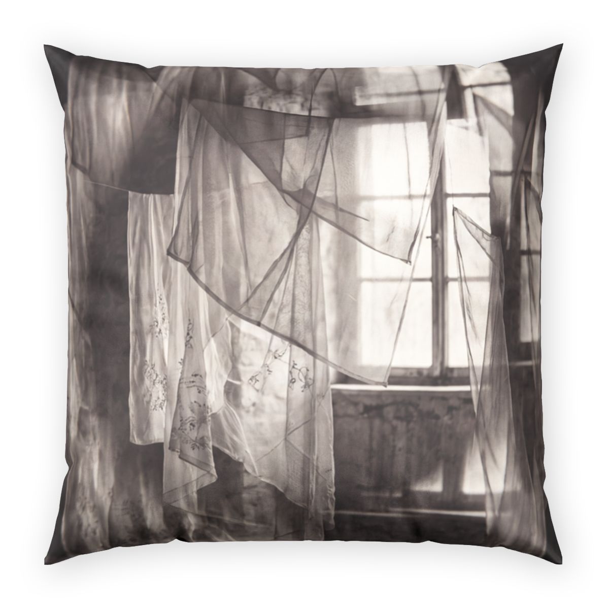 Poly Velvet Pillow - Spectral Veils | Echovira Gallery