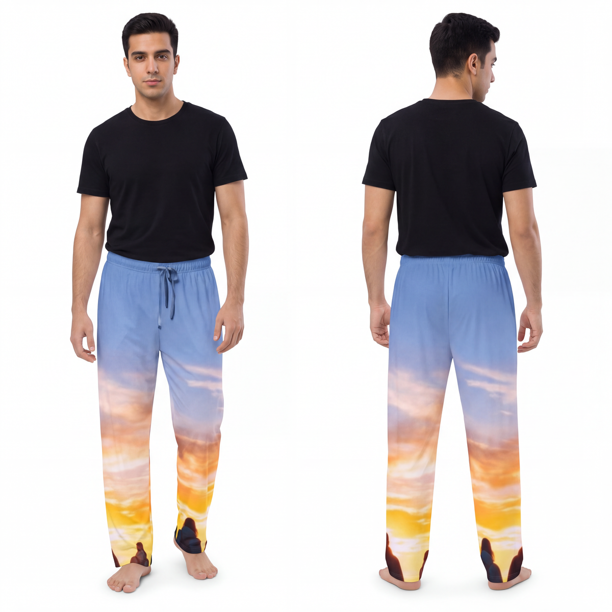 Men's Pajama Pants - Golden Ridge Trek | Echovira Gallery
