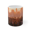 11oz White Mug - City Lights Festival | Echovira Gallery