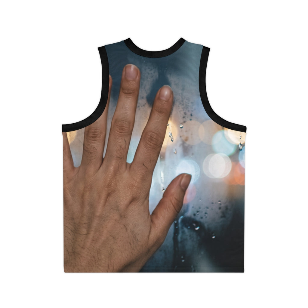 Rainy City Window Art Basketball Jersey