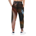 Men's Athletic Joggers - Amber Iris Reflection Fine Art... |...