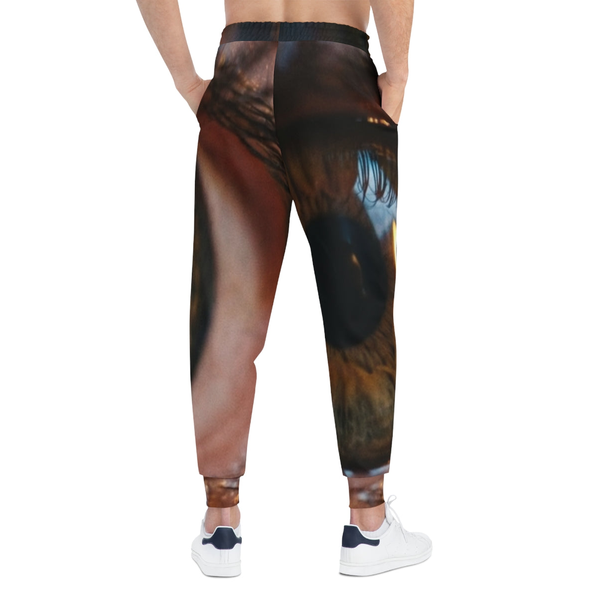 Men's Athletic Joggers - Amber Iris Reflection Fine Art... |...
