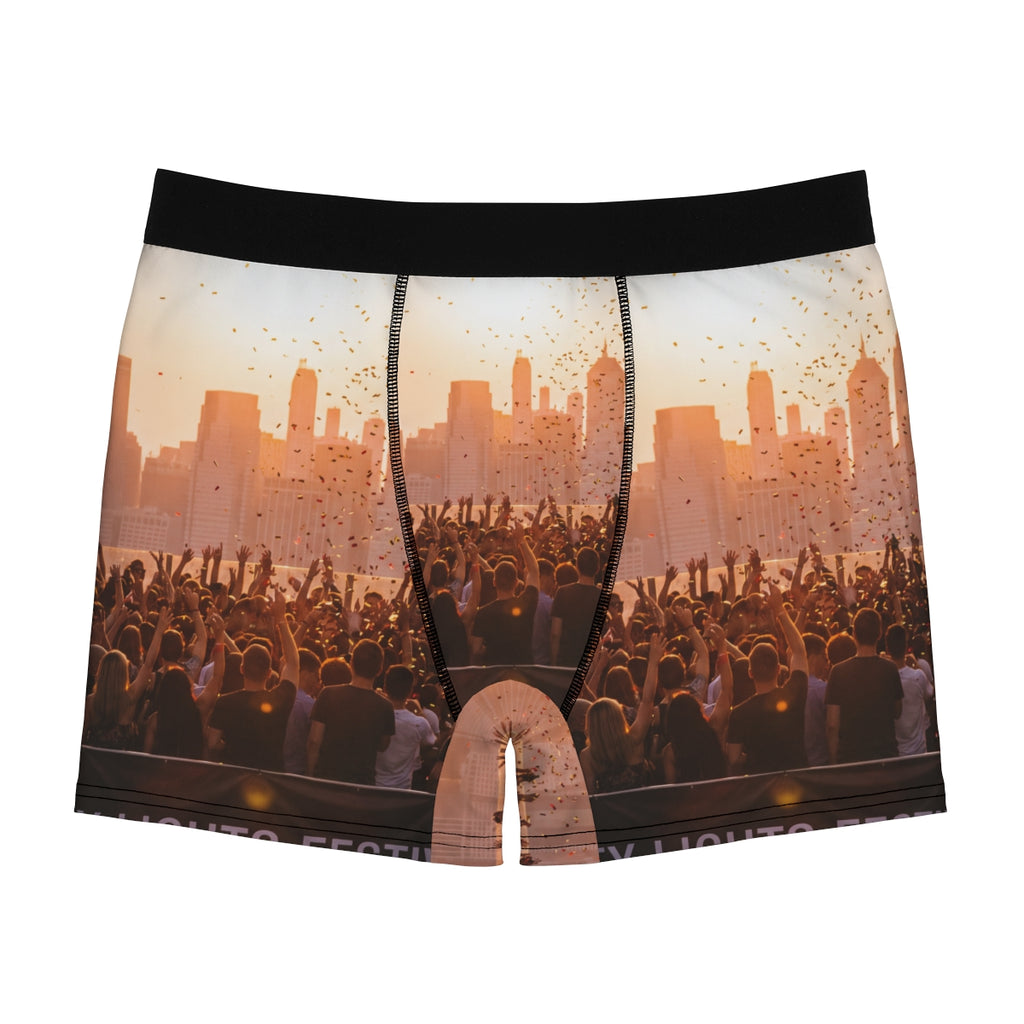 Men's Boxer Briefs - City Lights Festival | Echovira Gallery