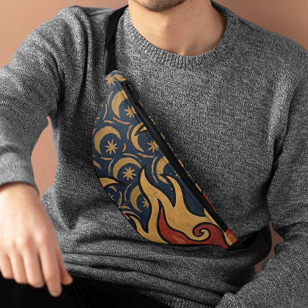 Fanny Pack - Celestial Fire Street Style | Echovira Gallery