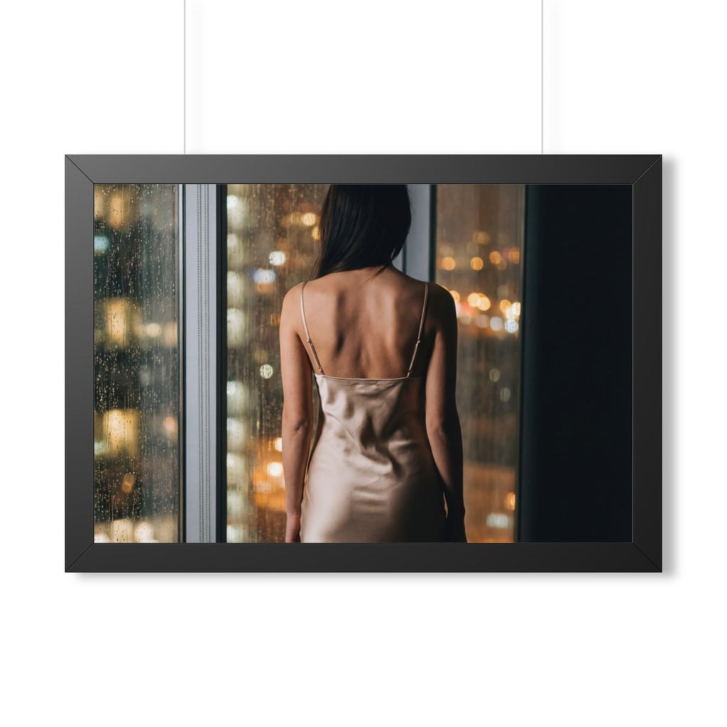 Framed Horizontal Poster - Golden Rainscape (14×11, 16×12......