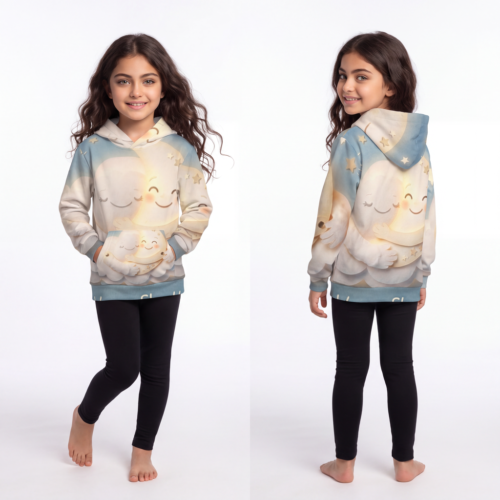 Children's Hoodie - Sky Hug Cozy Warmth | Echovira Gallery