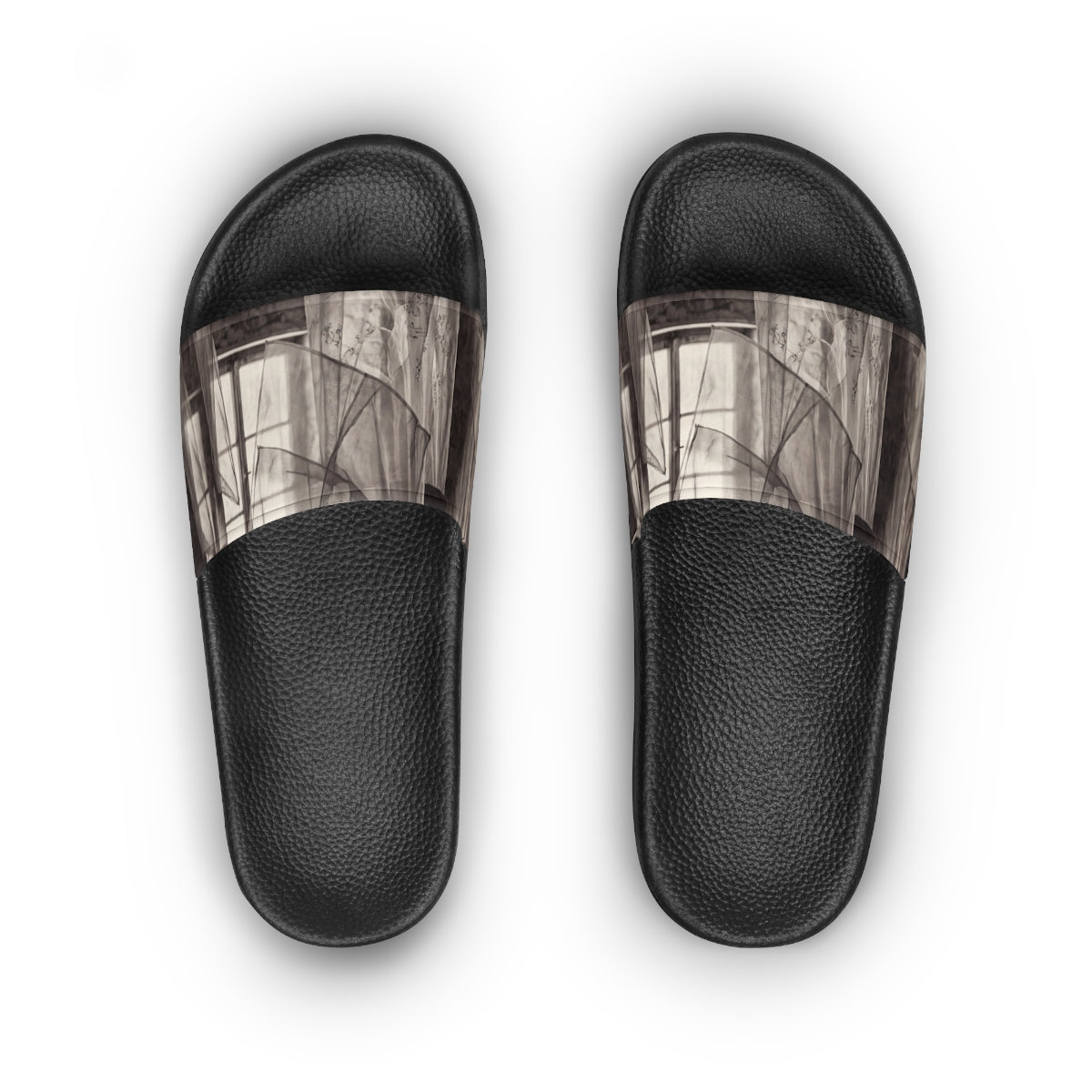 Women's Slide Sandals - Spectral Veils | Echovira Gallery